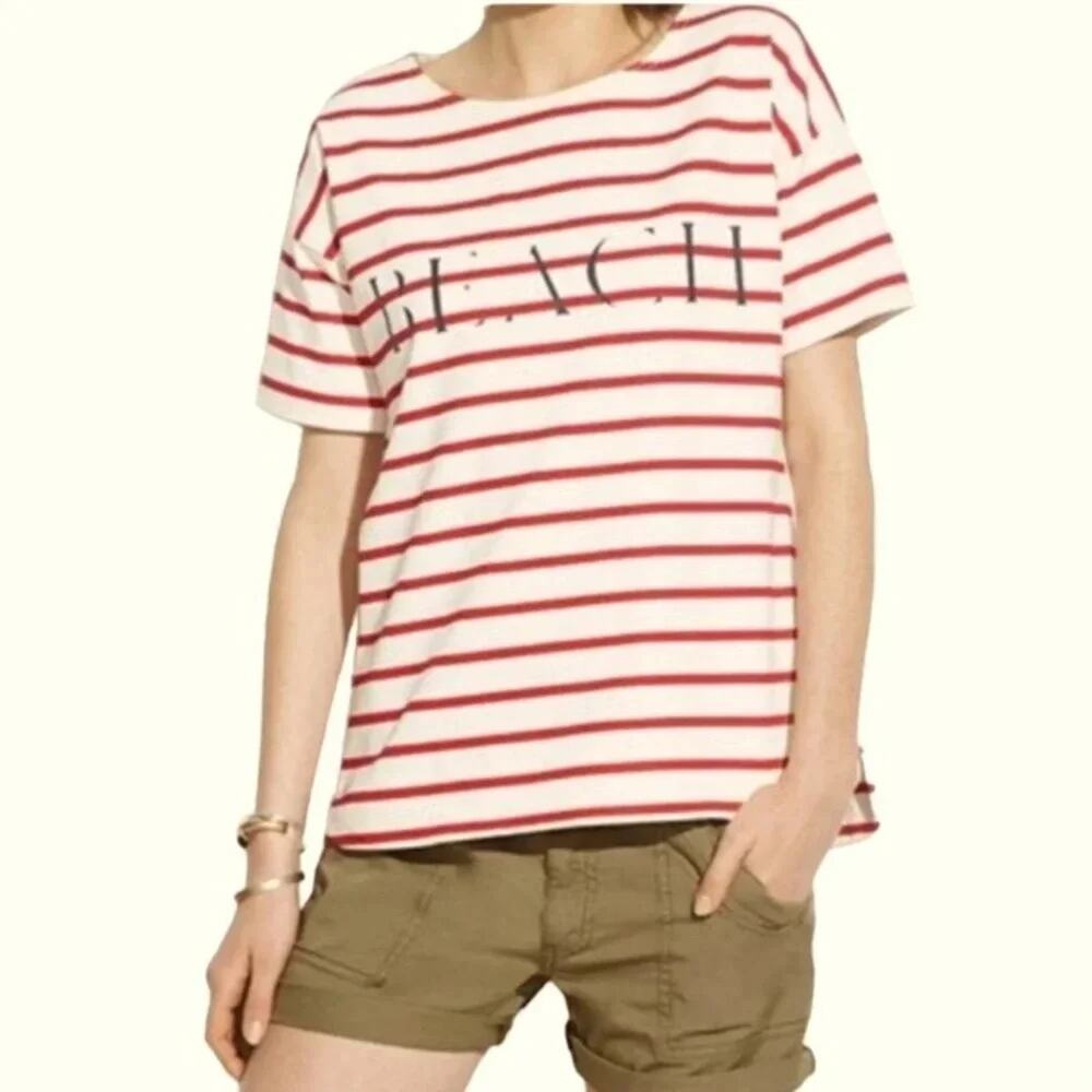 Madewell Beach Shirttail Tee Size S NWT
